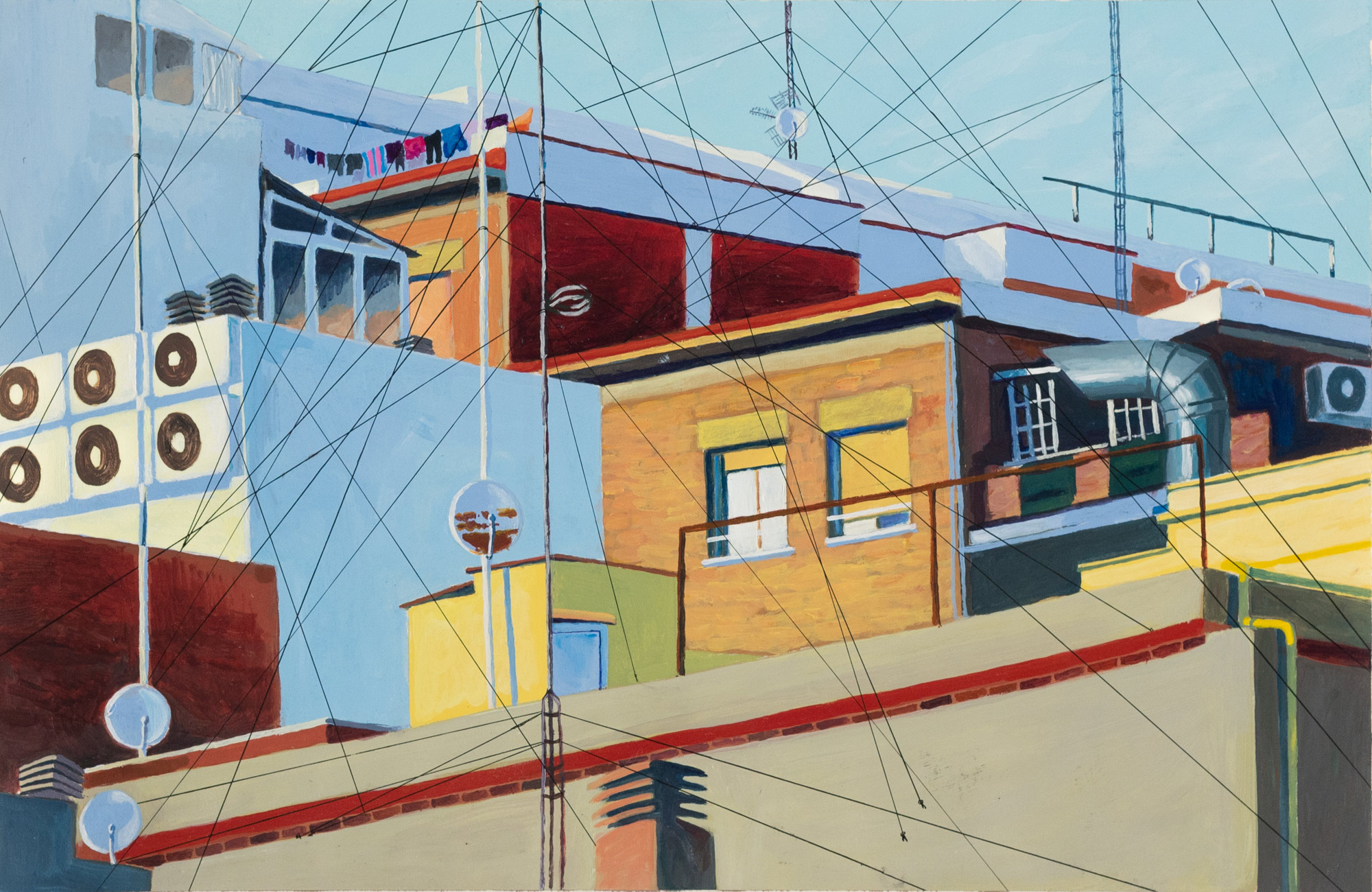 Painting of Guy Wires
