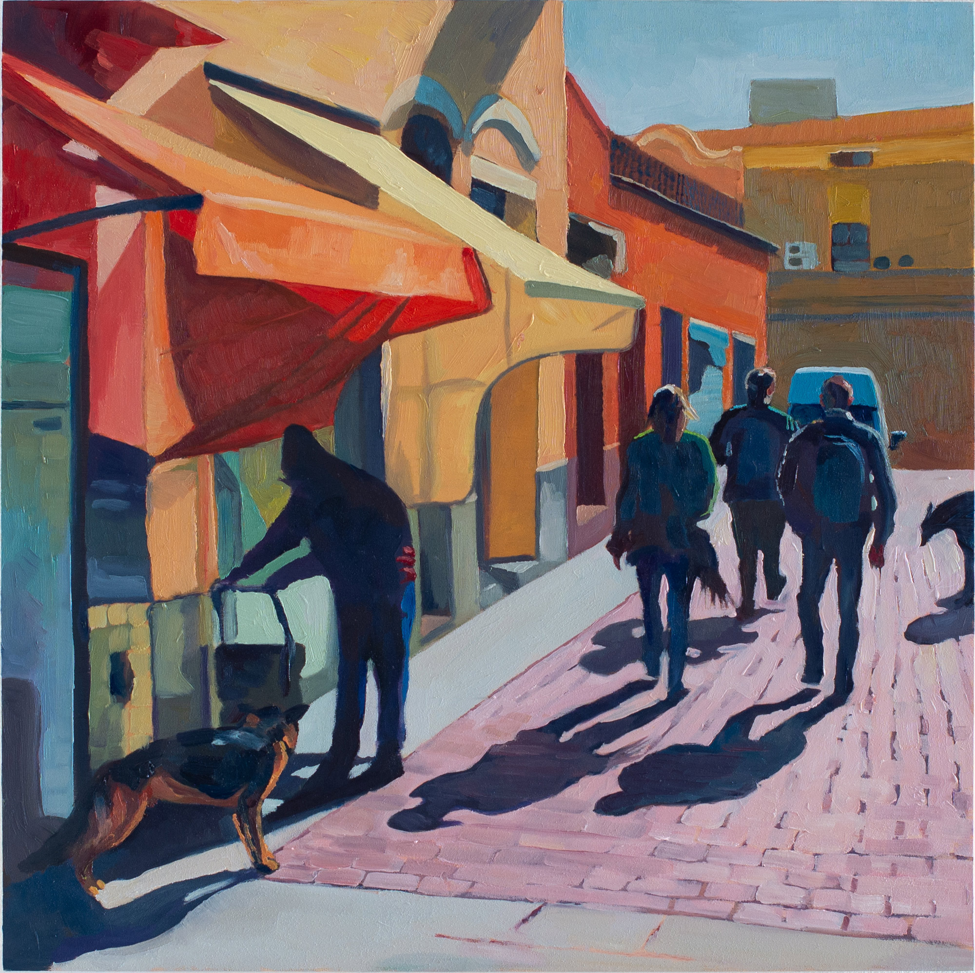 Painting of Morning in El Clot