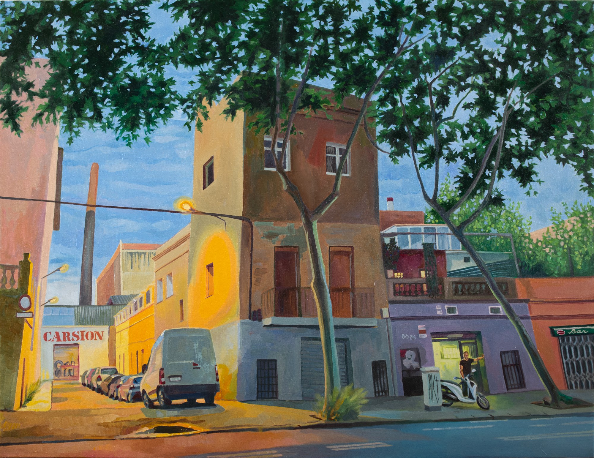 Painting of Calle Selva de Mar