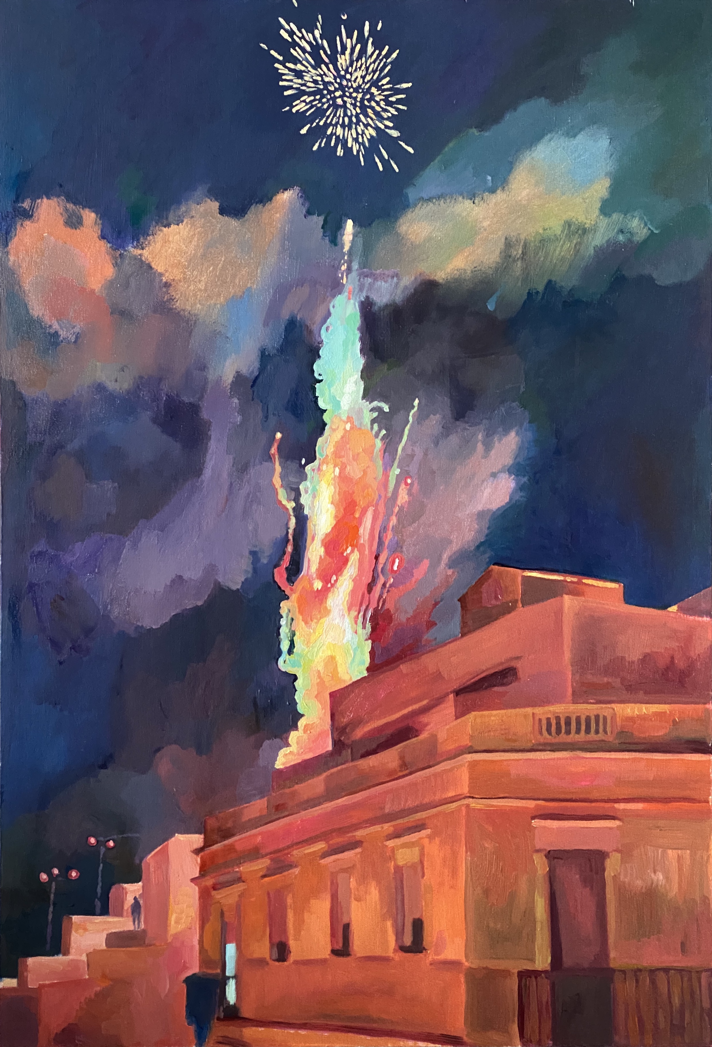 Painting of Fireworks